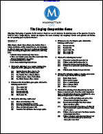 The Singing Competition Game (Manhattan Prep Logic Games)