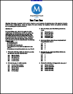 Toss Toss Toss (Manhattan Prep Logic Games)