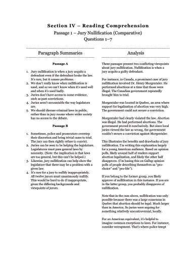 PrepTest 78 Reading Comprehension (Section 4) Explanations