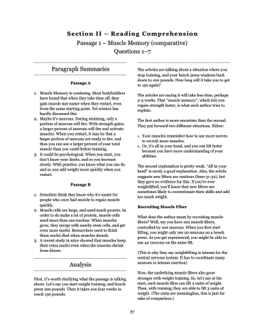 PrepTest 79 Reading Comprehension (Section 2) Explanations